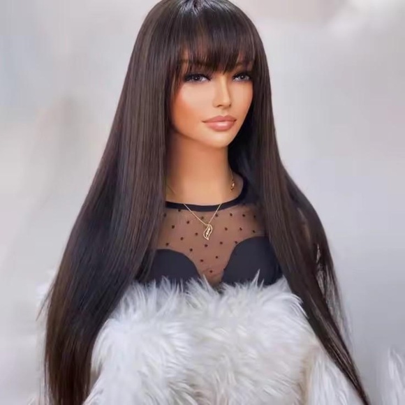 Brand new lace front wig with bangs